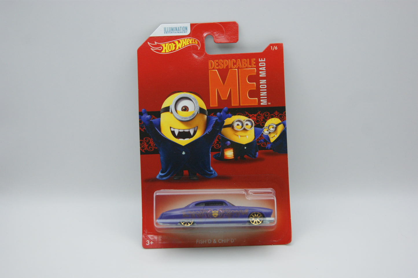 Hot Wheels Fish’d & Chip’d Minions Despicable Me Minion Made 1/6 OVP 2017