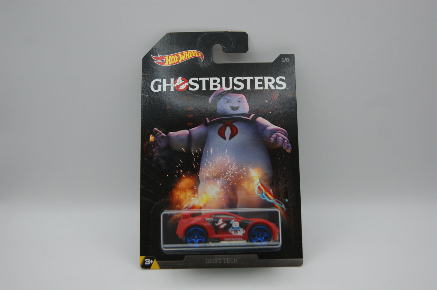 Hot Wheels Drift Tech Ghostbusters Stay Puft 1/8 Rot OVP 2017