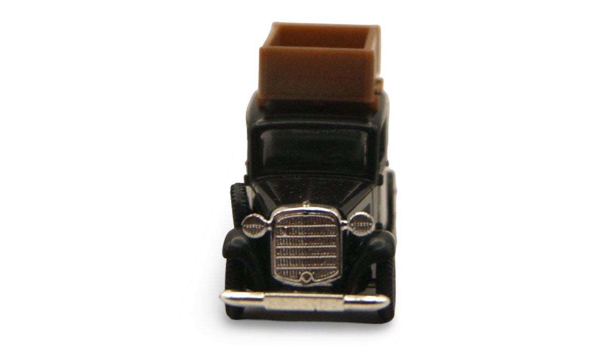 Brekina Opel P4 Limousine „Metzgerei Müller Bremen“ Schwarz 1:87 H0
