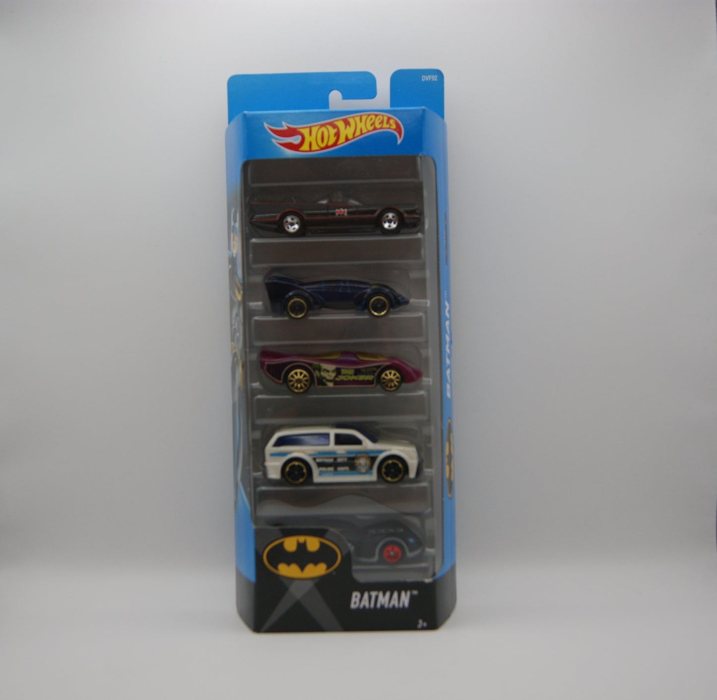 Hot Wheels Batman 5er Pack DVF92 Batmobile Joker Arkham OVP 2017
