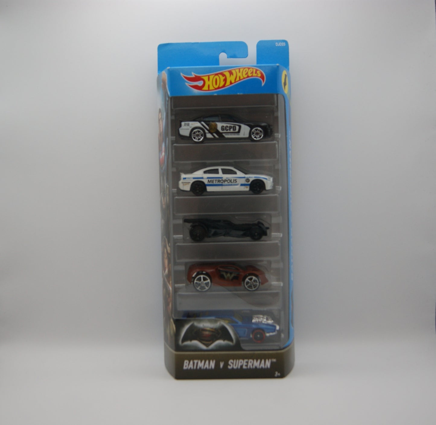 Hot Wheels Batman v Superman 5er Pack DJD23 Batmobile OVP 2016