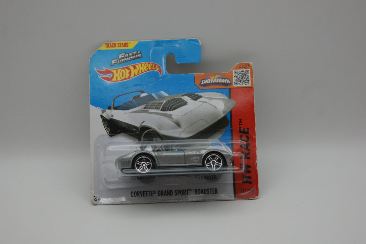 Hot Wheels Corvette Grand Sport Roadster Fast & Furious HW Race 179/250 Short Card OVP