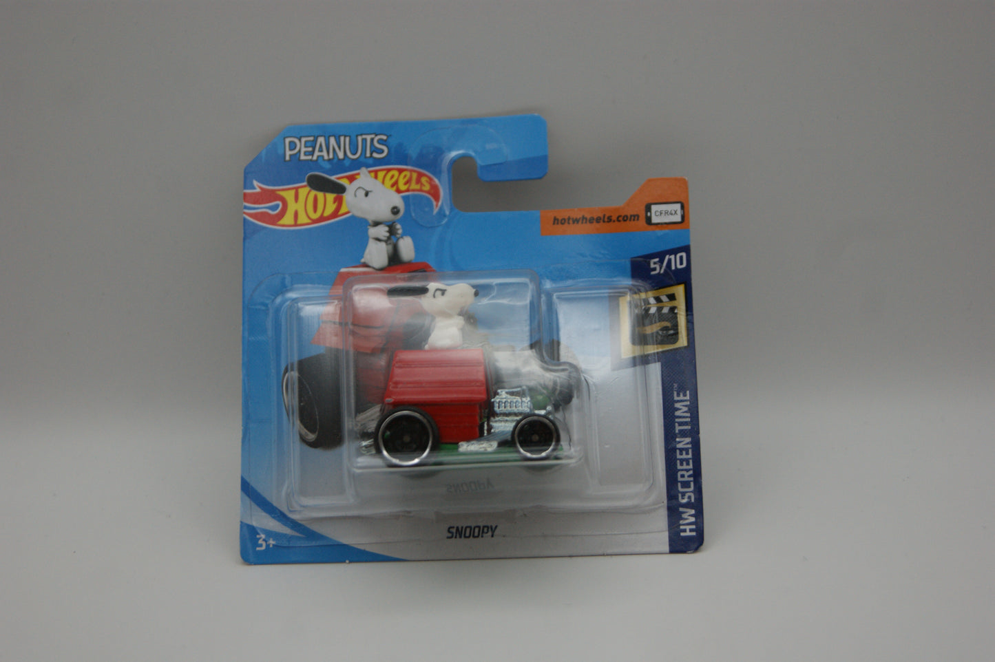 Hot Wheels Snoopy Peanuts 2017 HW Screen Time 5/10 25/365 Short Card OVP