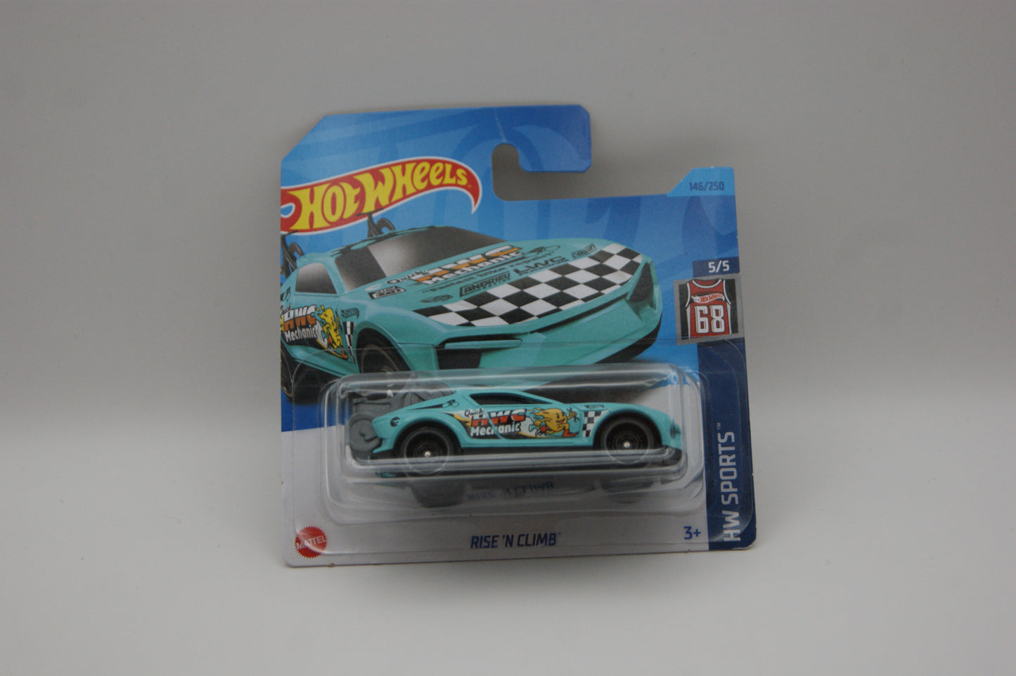 Hot Wheels Rise ’N Climb 2026 HW Sports 5/5 146/250 Türkis Short Card OVP