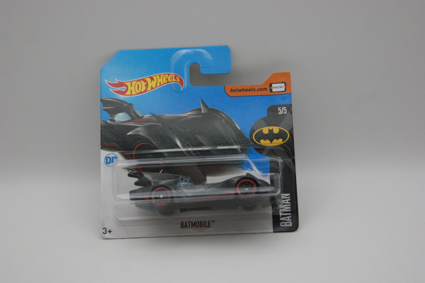 Hot Wheels TV Series Batmobile 2018 Batman 5/5 163/365 Schwarz Rot Short Card OVP