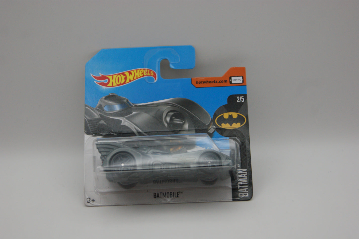 Hot Wheels 1989 Batmobile Batman 2017 2/5 134/365 Grau Short Card OVP 1:64