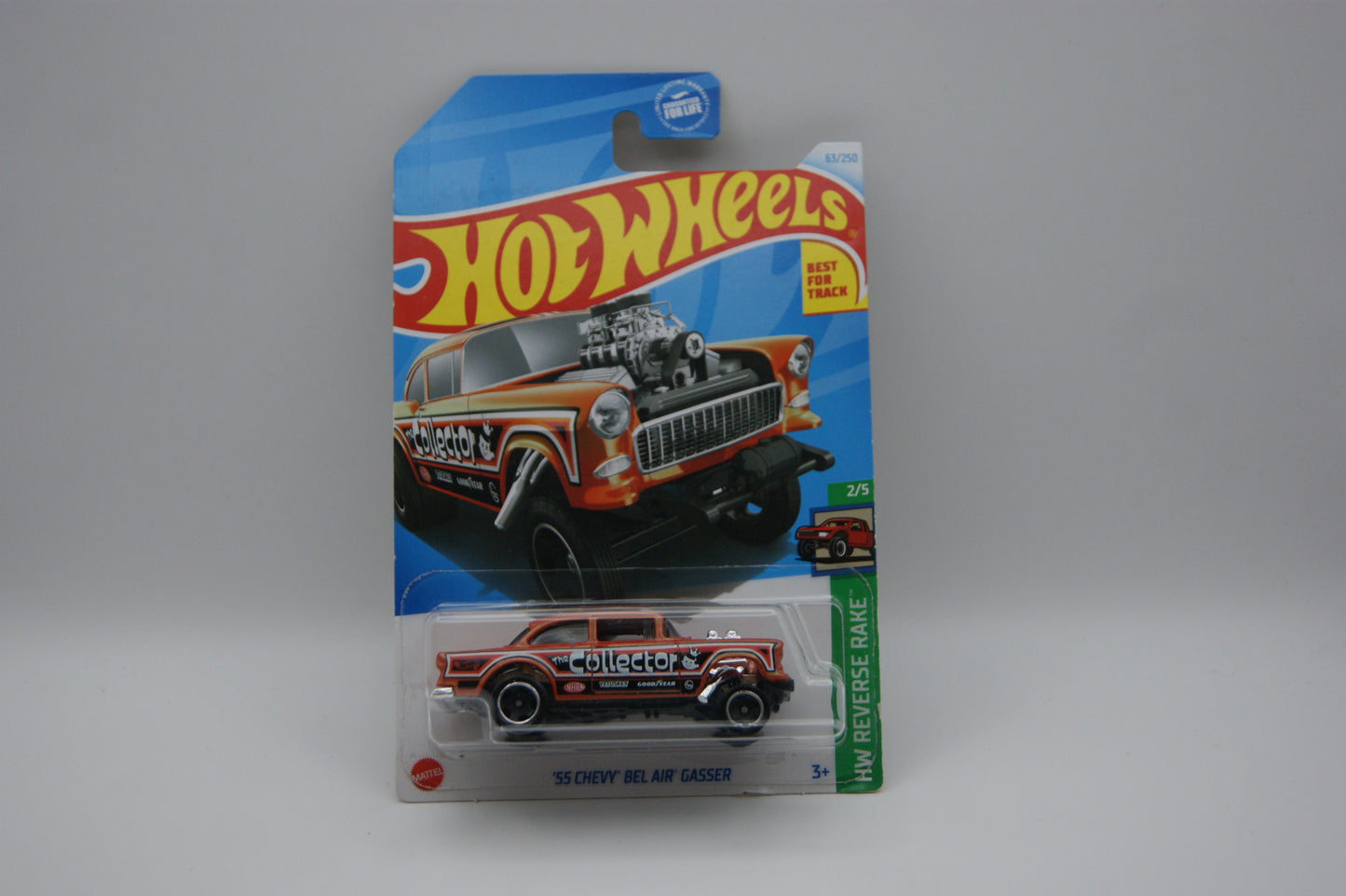 Hot Wheels ’55 Chevy Bel Air Gasser – HW Reverse Rake 2/5 – 63/250 – OVP 1:64