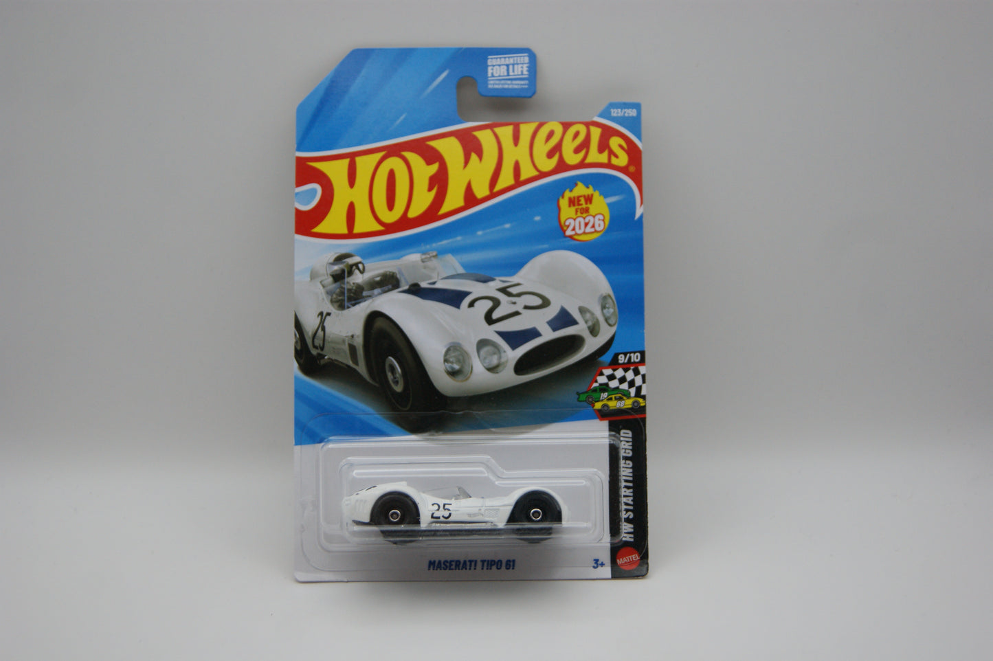 Hot Wheels Maserati Tipo 61 2026 – HW Starting Grid 9/10 – 123/250 – Neu OVP 1:64