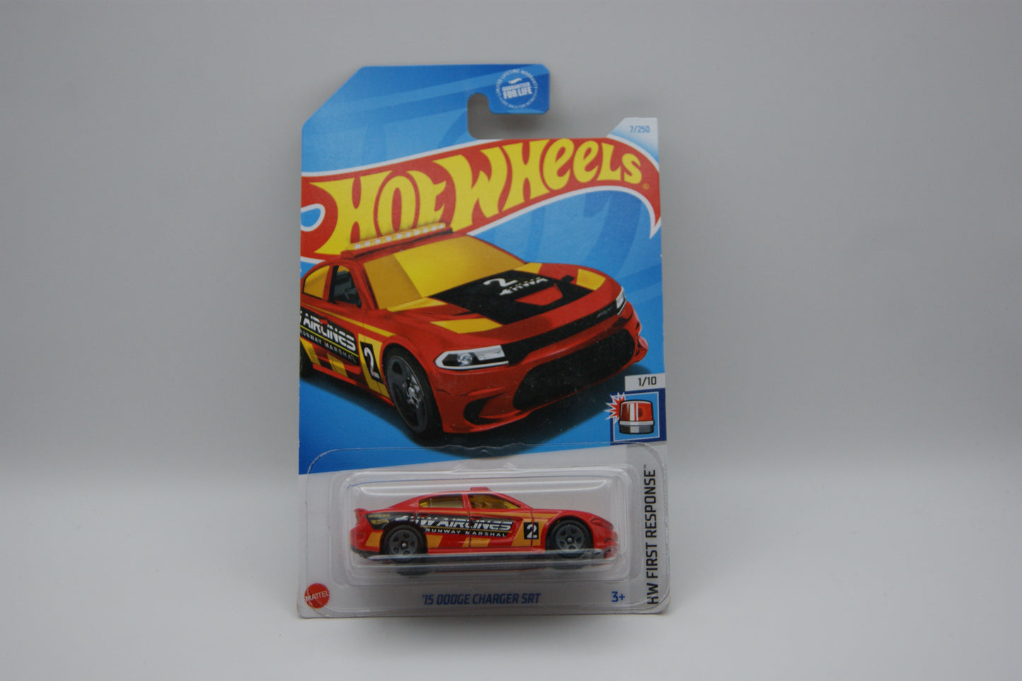 Hot Wheels ’15 Dodge Charger SRT HW First Response 1/10 #7/250 Rot OVP