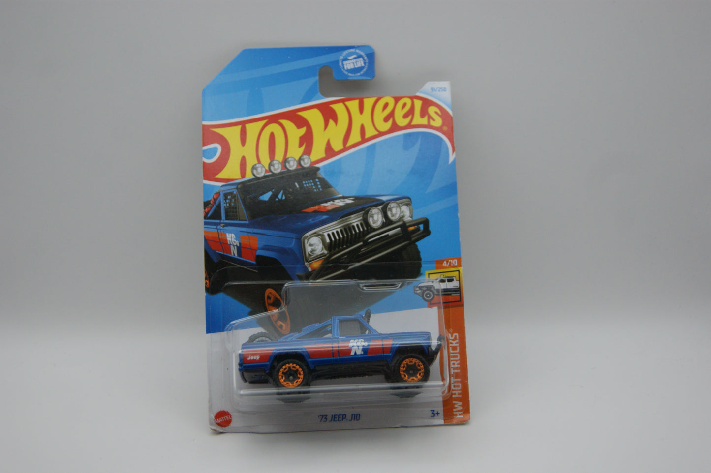 Hot Wheels '73 Jeep J10 2024 HW Hot Trucks 4/10 91/250 K&N Blau OVP 1:64