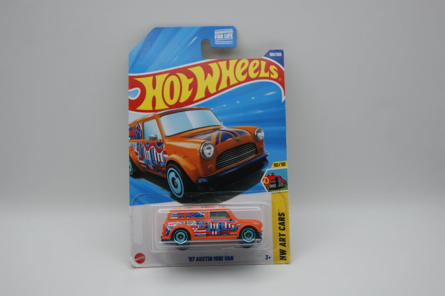 Hot Wheels ’67 Austin Mini Van 2025 HW Art Cars 10/10 169/250 Orange JBB00 OVP