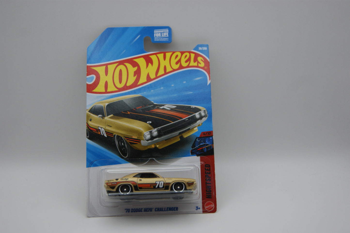 Hot Wheels ’70 Dodge HEMI Challenger 2026 HW Nightspeed 4/10 36/250 Gold OVP