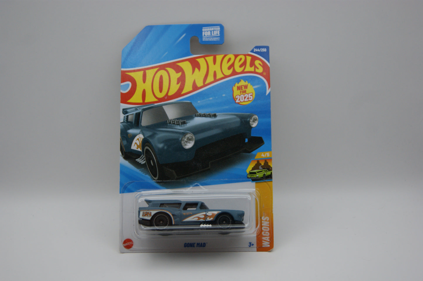 Hot Wheels Gone Mad 2025 HW Wagons 4/5 244/250 HYW56 Blau New for 2025 OVP