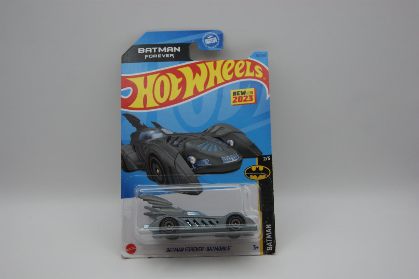 Hot Wheels Batman Forever Batmobile 2023 Batman 2/5 55/250 HKJ73 Grau Neu OVP