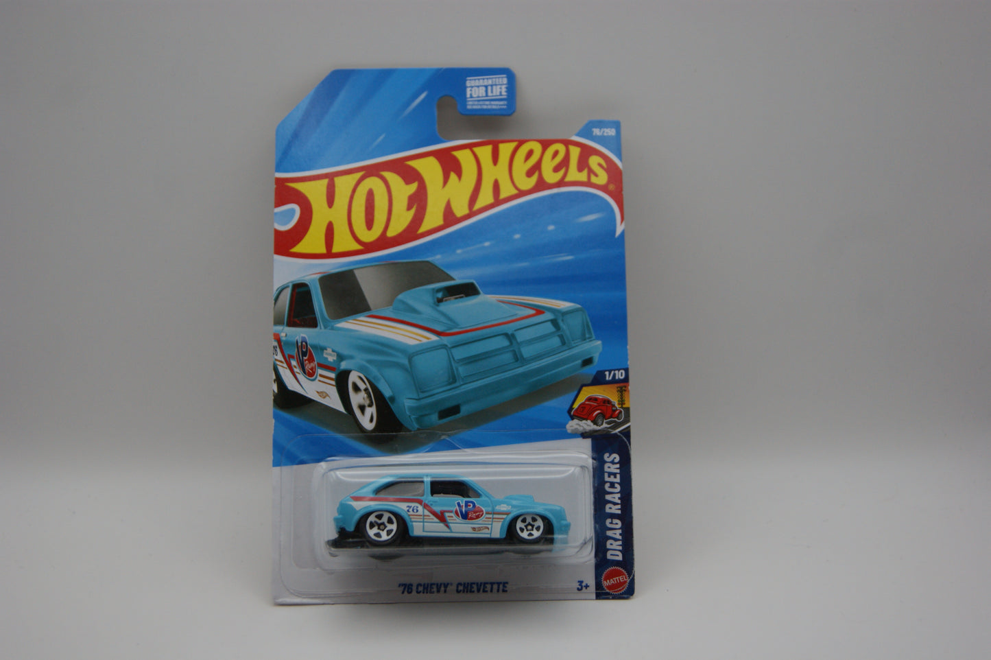 Hot Wheels ’76 Chevy Chevette 2026 HW Drag Racers 1/10 78/250 Blau VP Racing OVP