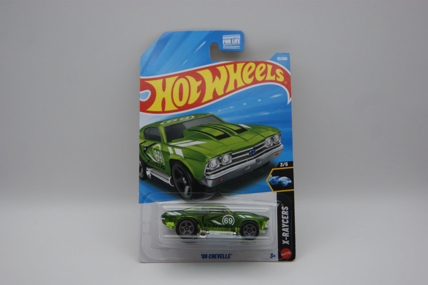 Hot Wheels ’69 Chevelle 2026 X-Raycers 3/5 53/250 JJK83 Grün Transparent OVP
