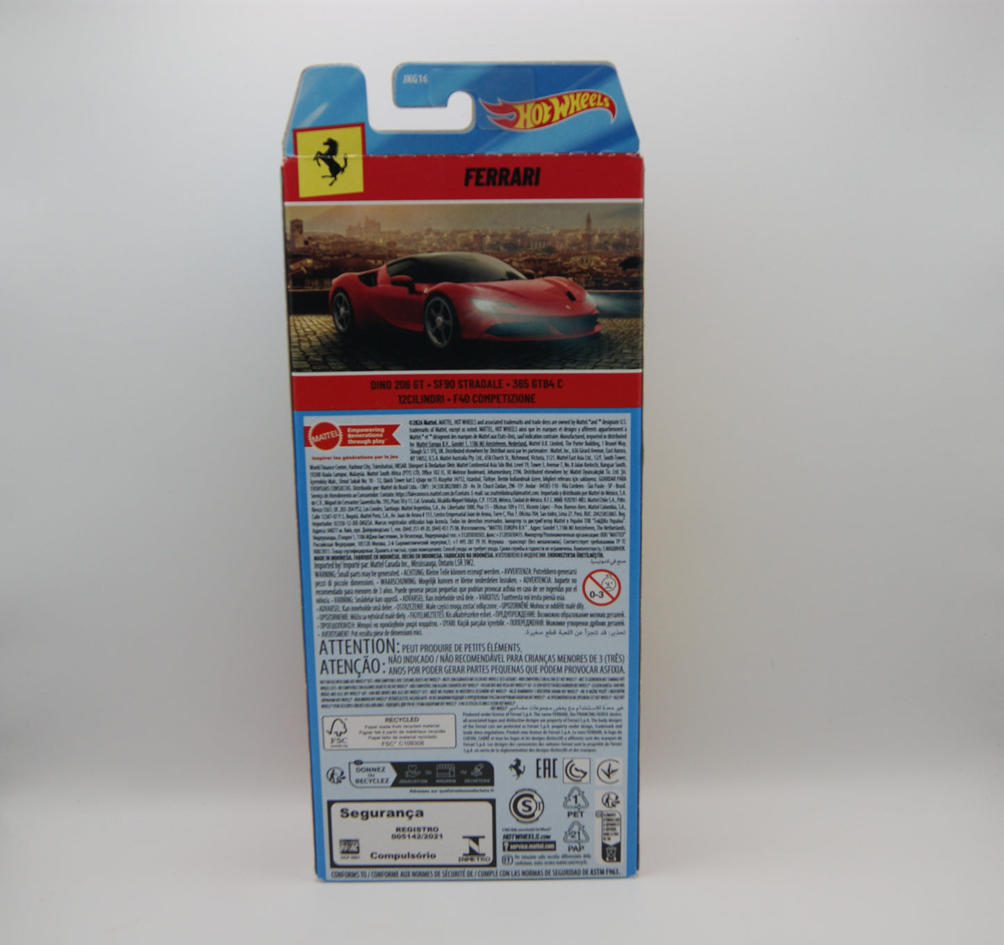 Hot Wheels Ferrari 5-Pack 2026 JKG16 F40 Dino SF90 365 GTB4 12Cilindri OVP