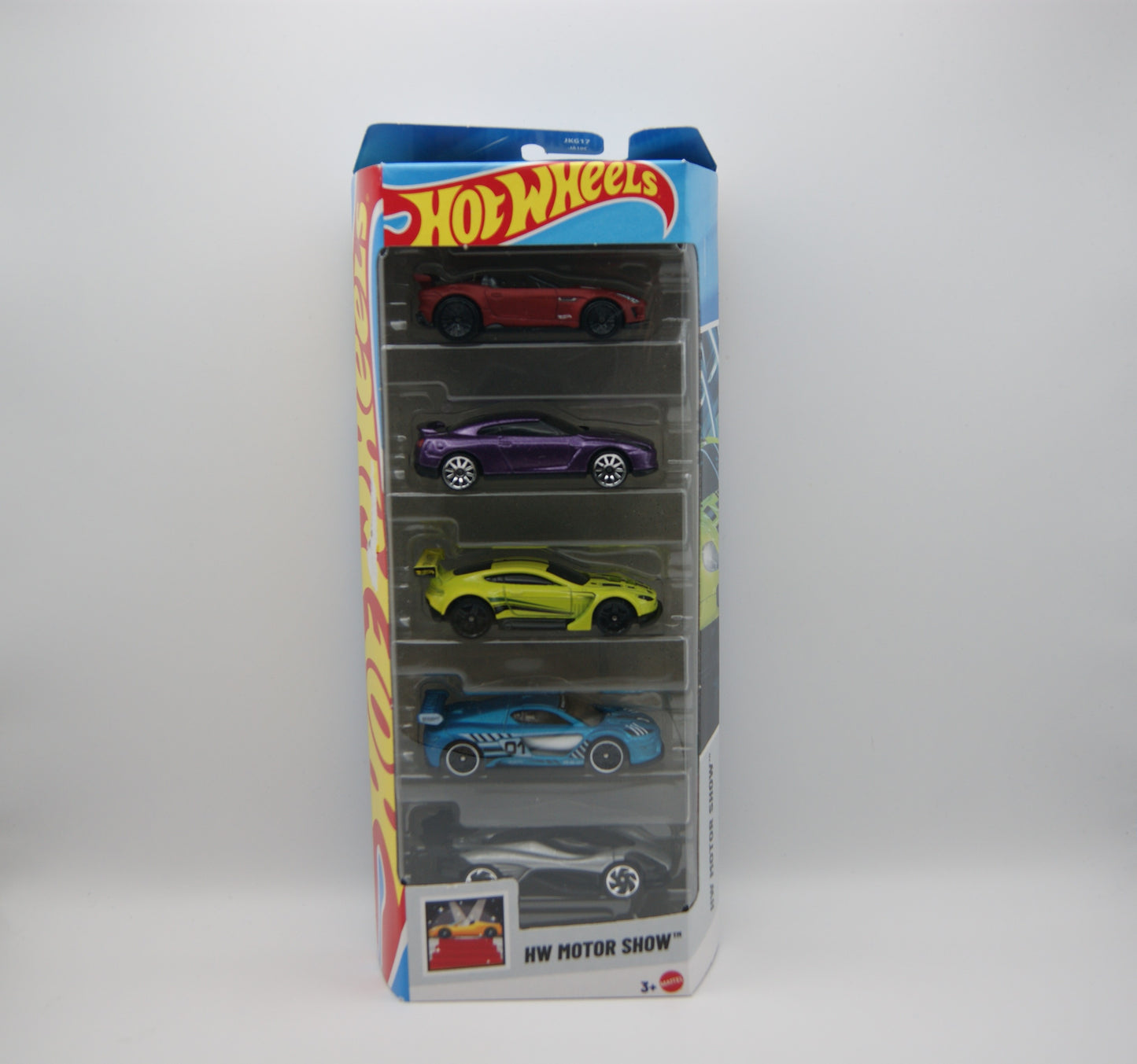 Hot Wheels HW Motor Show 5-Pack 2026 JKG17 Nissan GT-R Jaguar Aston Martin OVP