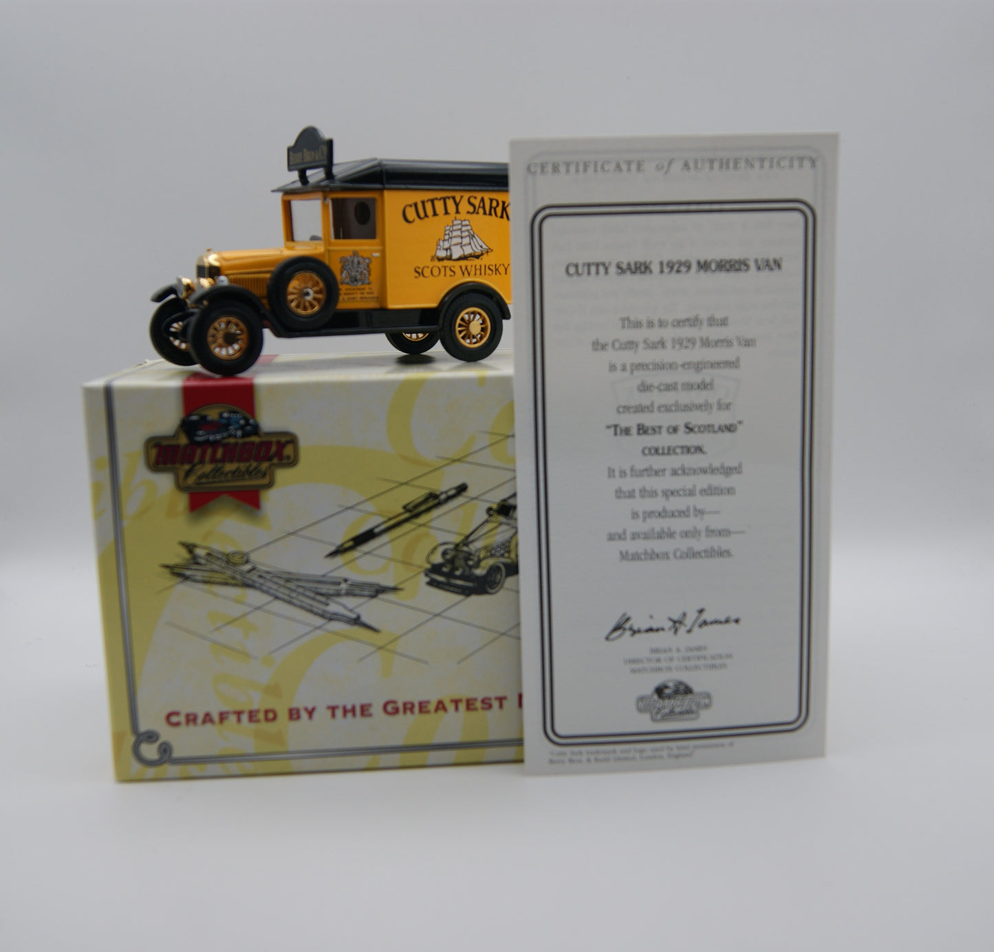 Matchbox Models of Yesteryear Y-20 Mercedes-Benz 540K Roadster Noir OVP