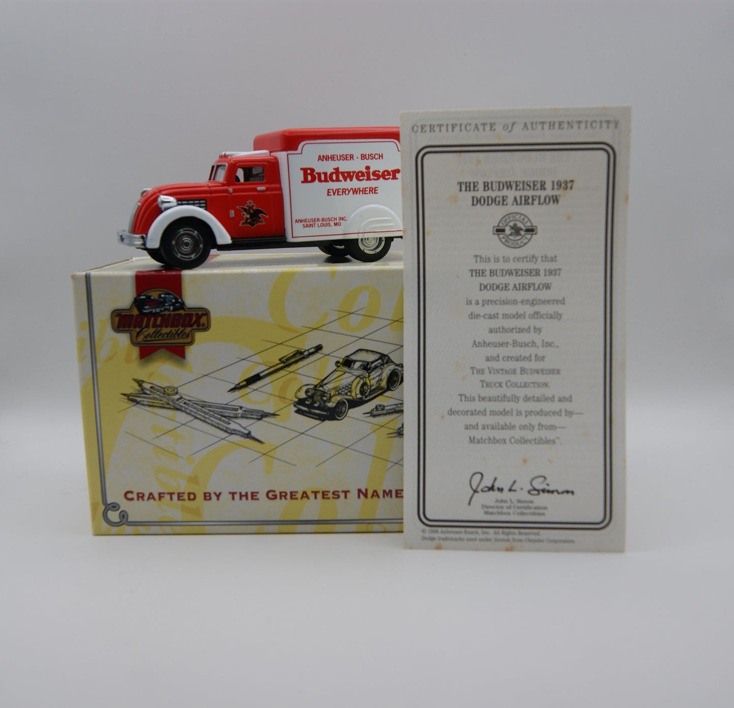 Matchbox Models of Yesteryear Y-20 Mercedes-Benz 540K Roadster Noir OVP