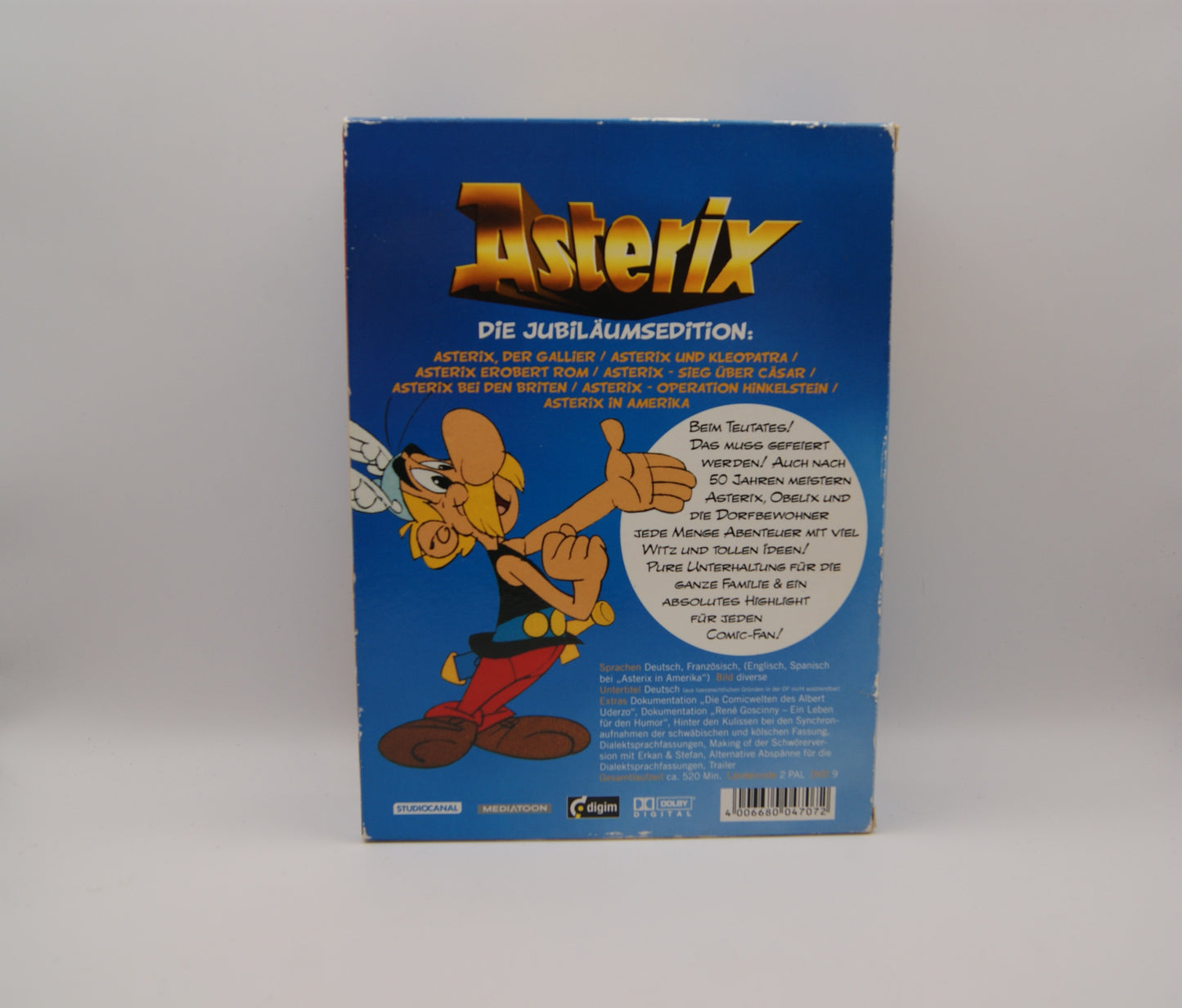 Asterix Jubiläumsedition 7 DVD Box Klassiker StudioCanal Sammleredition
