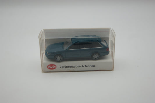 Rietze Audi 100 Avant C4 grün metallic Dachträger 1:87 H0 Audi OVP