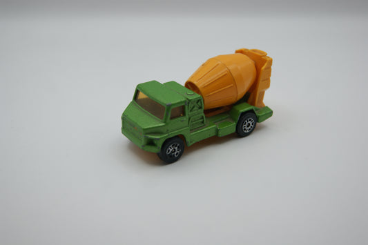 Corgi Juniors Mobile Cement Mixer Betonmischer Grün Orange Vintage 1:64 lose