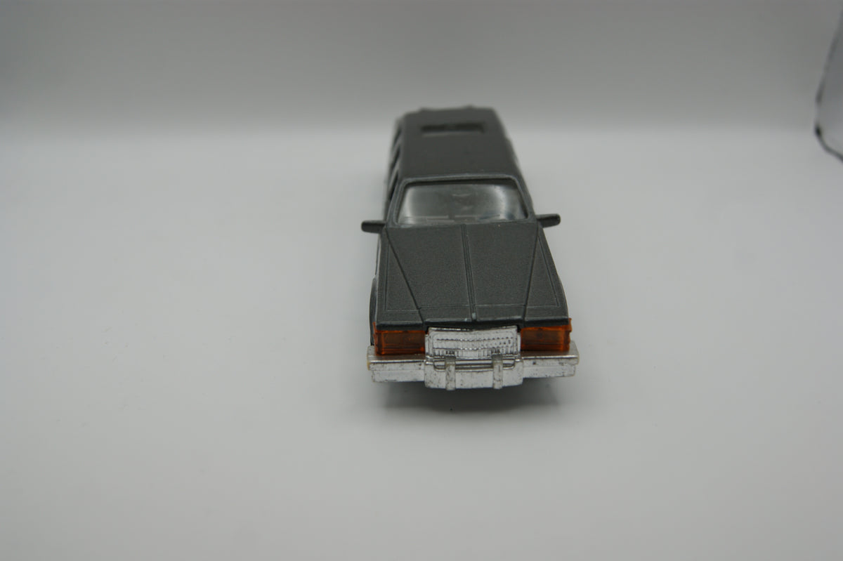 Vintage Stretch Limousine Modellauto Metall ca. 1:43 Grau 4 Türen beweglich