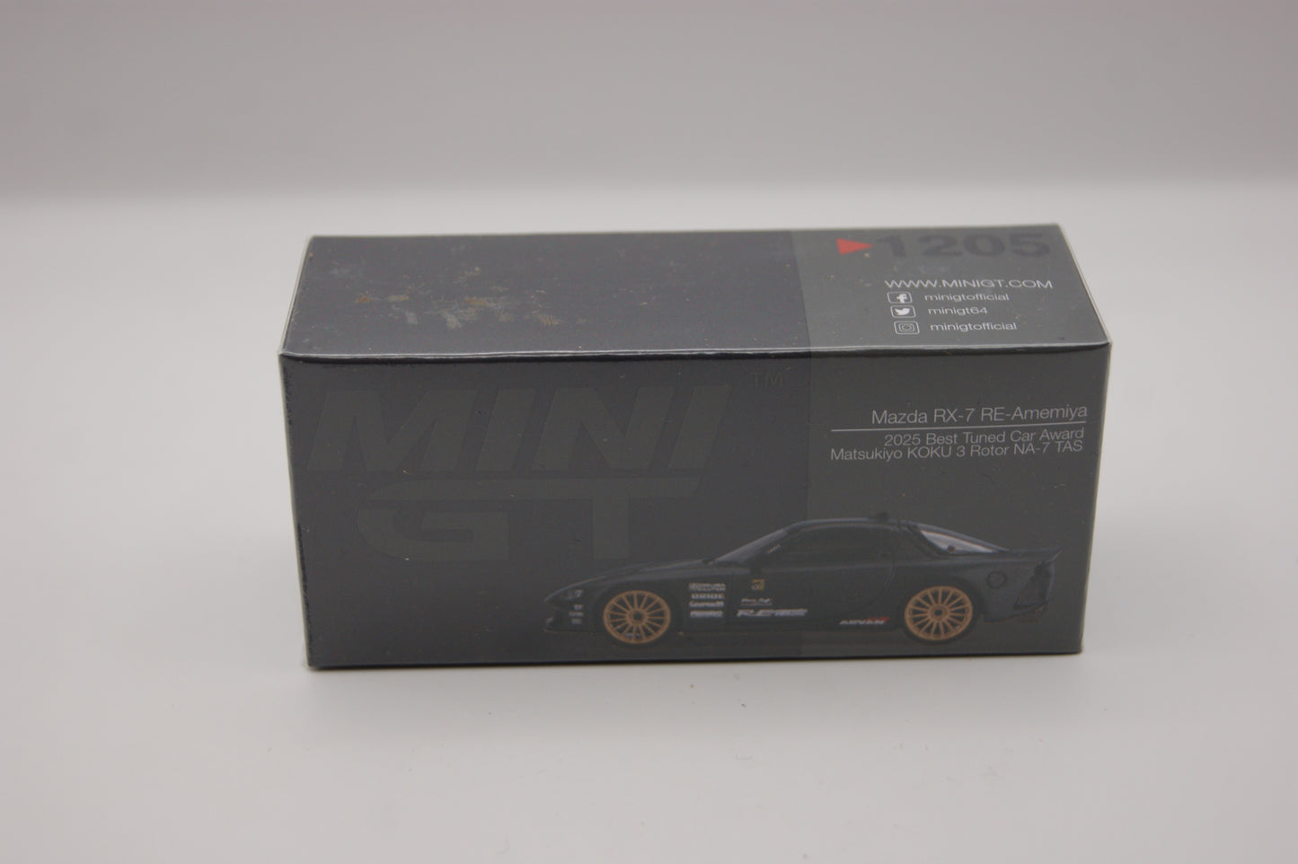 MINI GT 1205 Mazda RX-7 RE-Amemiya Matsukiyo KOKU 3 Rotor TAS 2025 1:64 OVP