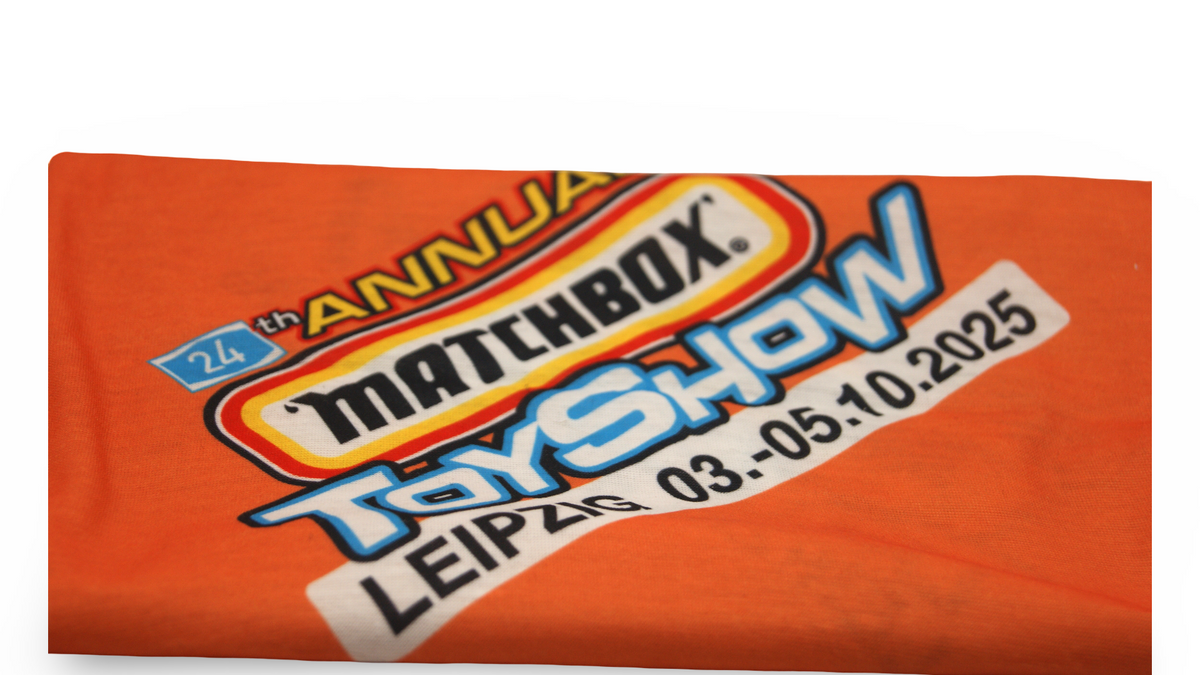 Matchbox ToyShow Leipzig 2025 Loop Schal 24th Annual Einheitsgröße Neu OVP