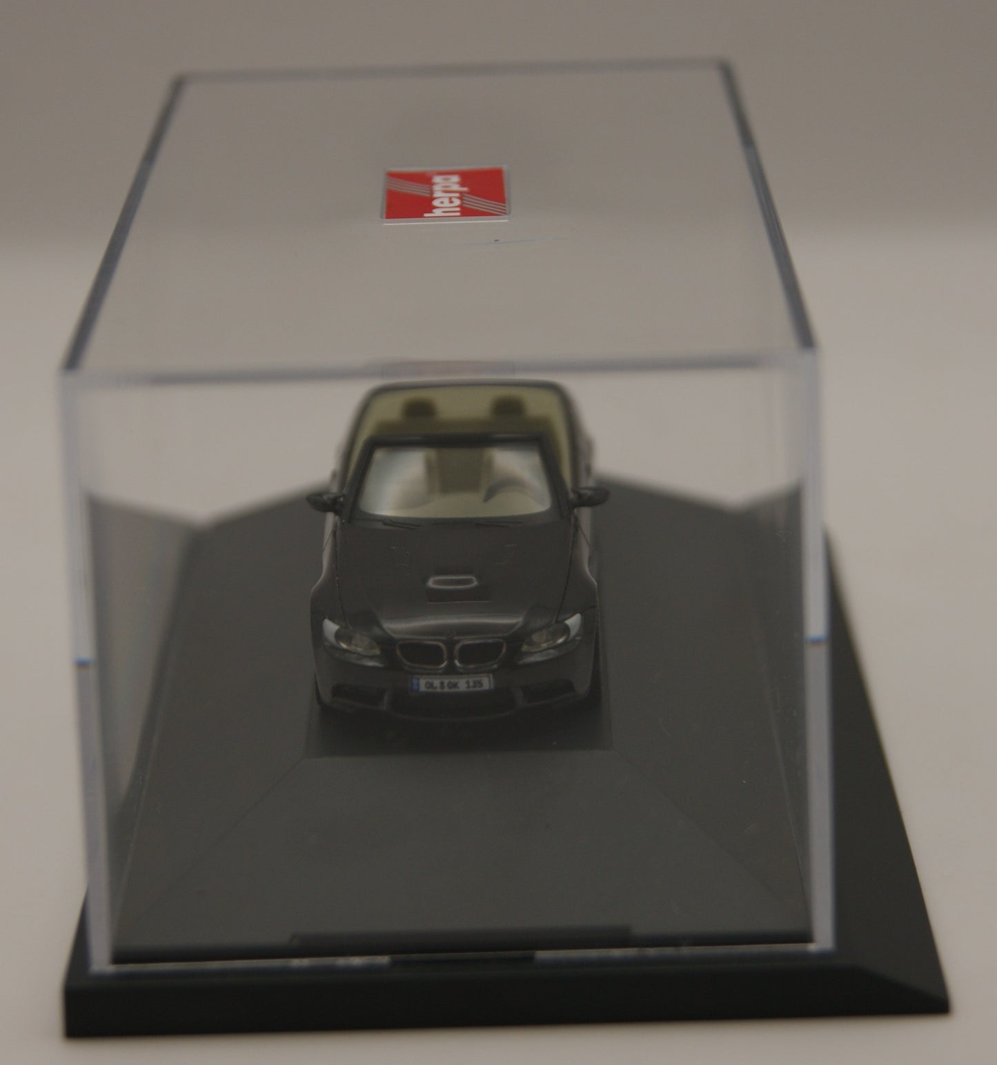 Herpa BMW M3 Cabrio E93 1:87 H0 tiefschwarz OVP Vitrine BMW Modell 023955