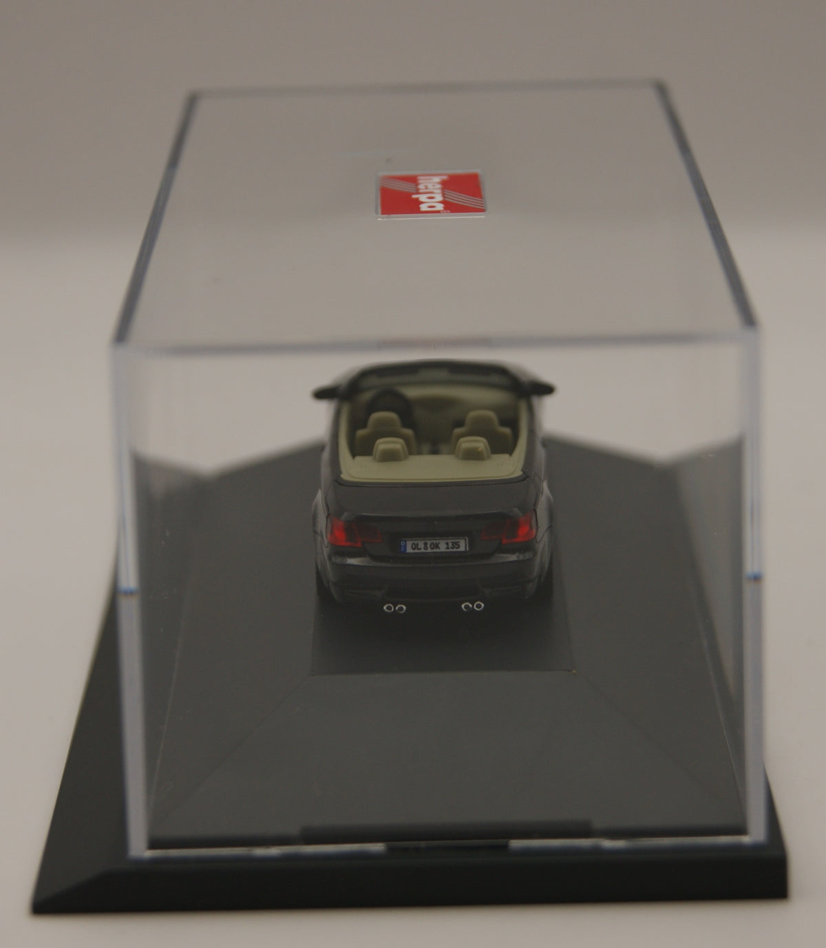 Herpa BMW M3 Cabrio E93 1:87 H0 tiefschwarz OVP Vitrine BMW Modell 023955