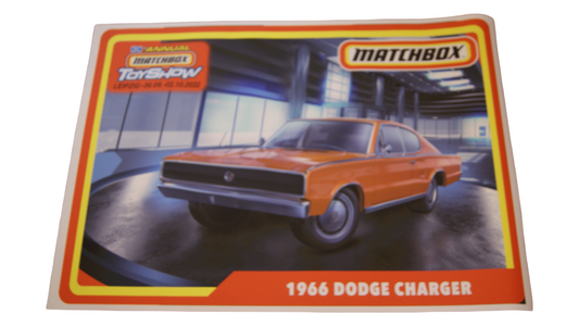 Matchbox ToyShow Leipzig 2022 Dodge Charger 1966 Plakat 100 x 70 cm