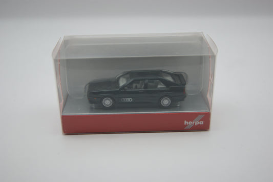 Herpa 033336-002 Audi Ur-quattro tiefgrün Perleffekt 1:87 H0 OVP