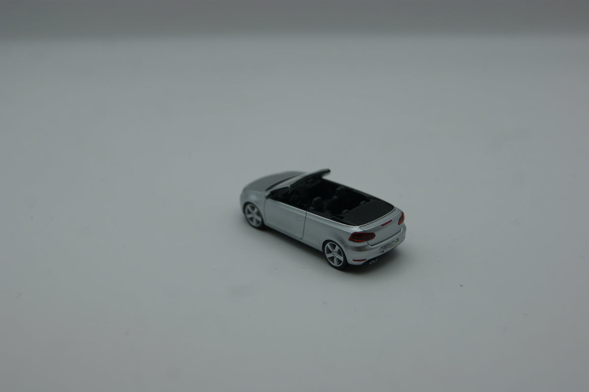 Herpa 034869 VW Golf VI Cabrio papillon silber metallic 1:87 H0 OVP
