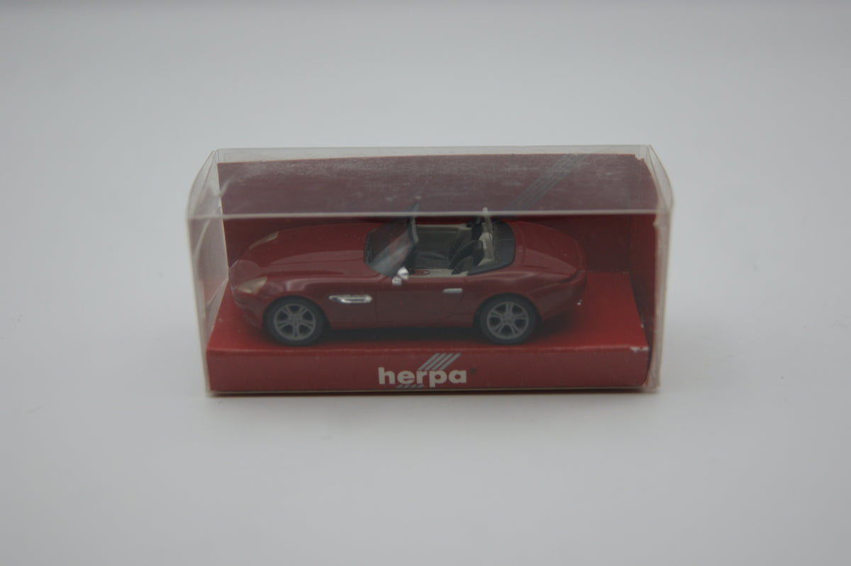 Herpa 022897 BMW Z8 Roadster E52 dunkelrot metallic 1:87 H0 OVP