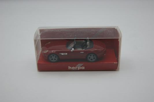 Herpa 022897 BMW Z8 Roadster E52 dunkelrot metallic 1:87 H0 OVP