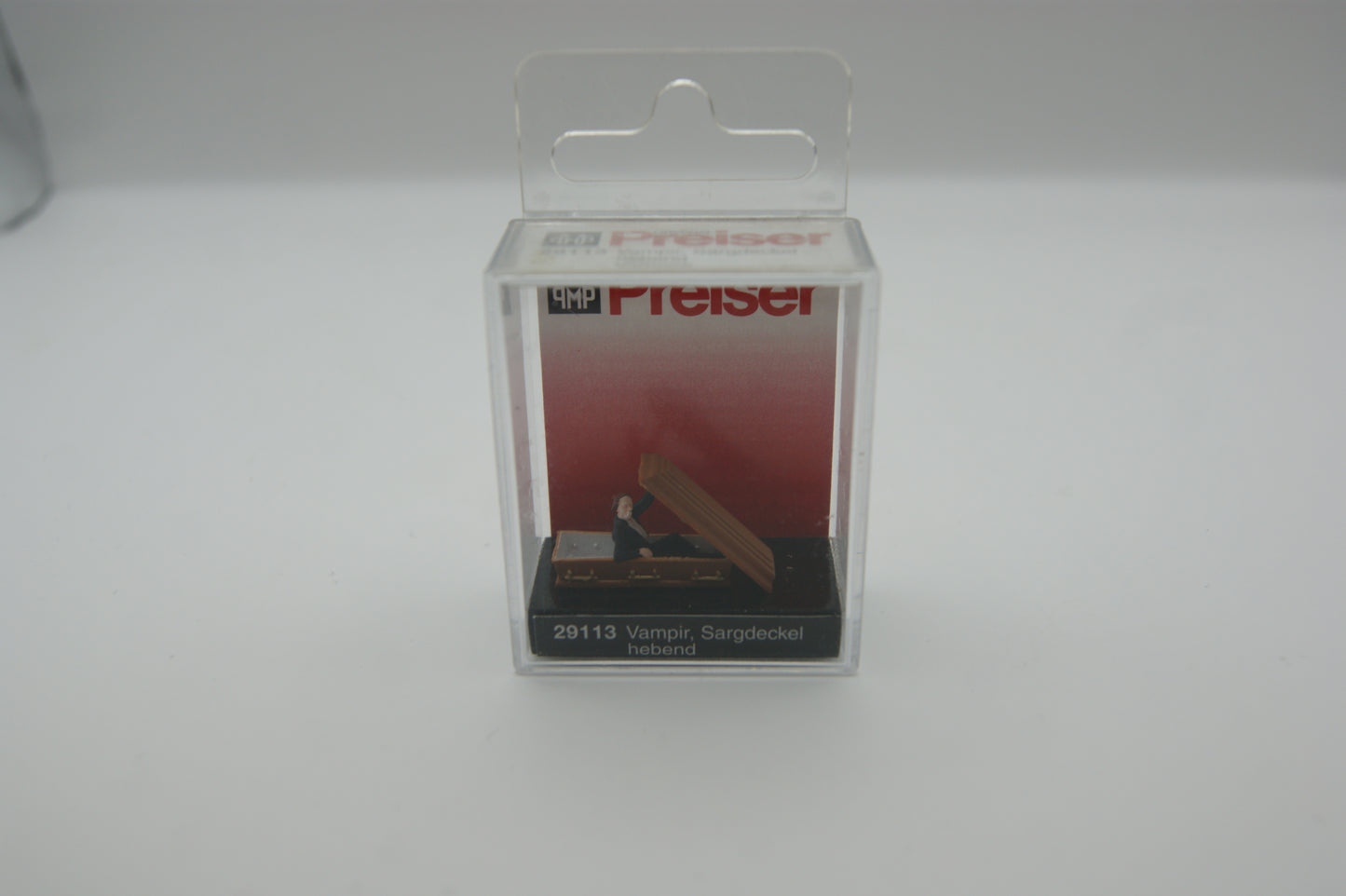 Preiser 29113 Vampir Sargdeckel hebend H0 1:87 handbemalt OVP
