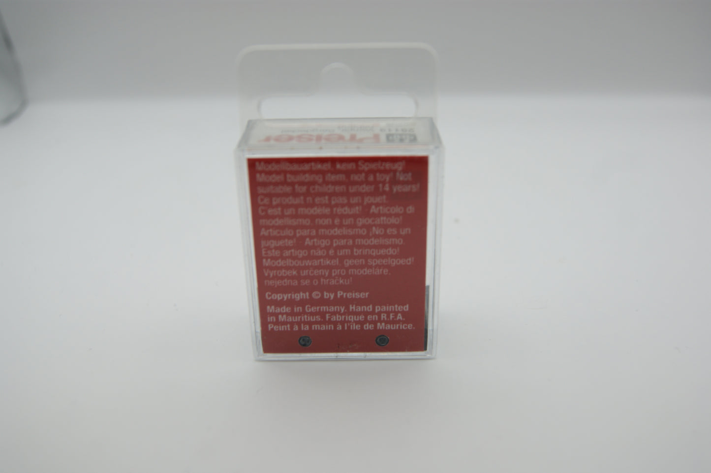 Preiser 29113 Vampir Sargdeckel hebend H0 1:87 handbemalt OVP