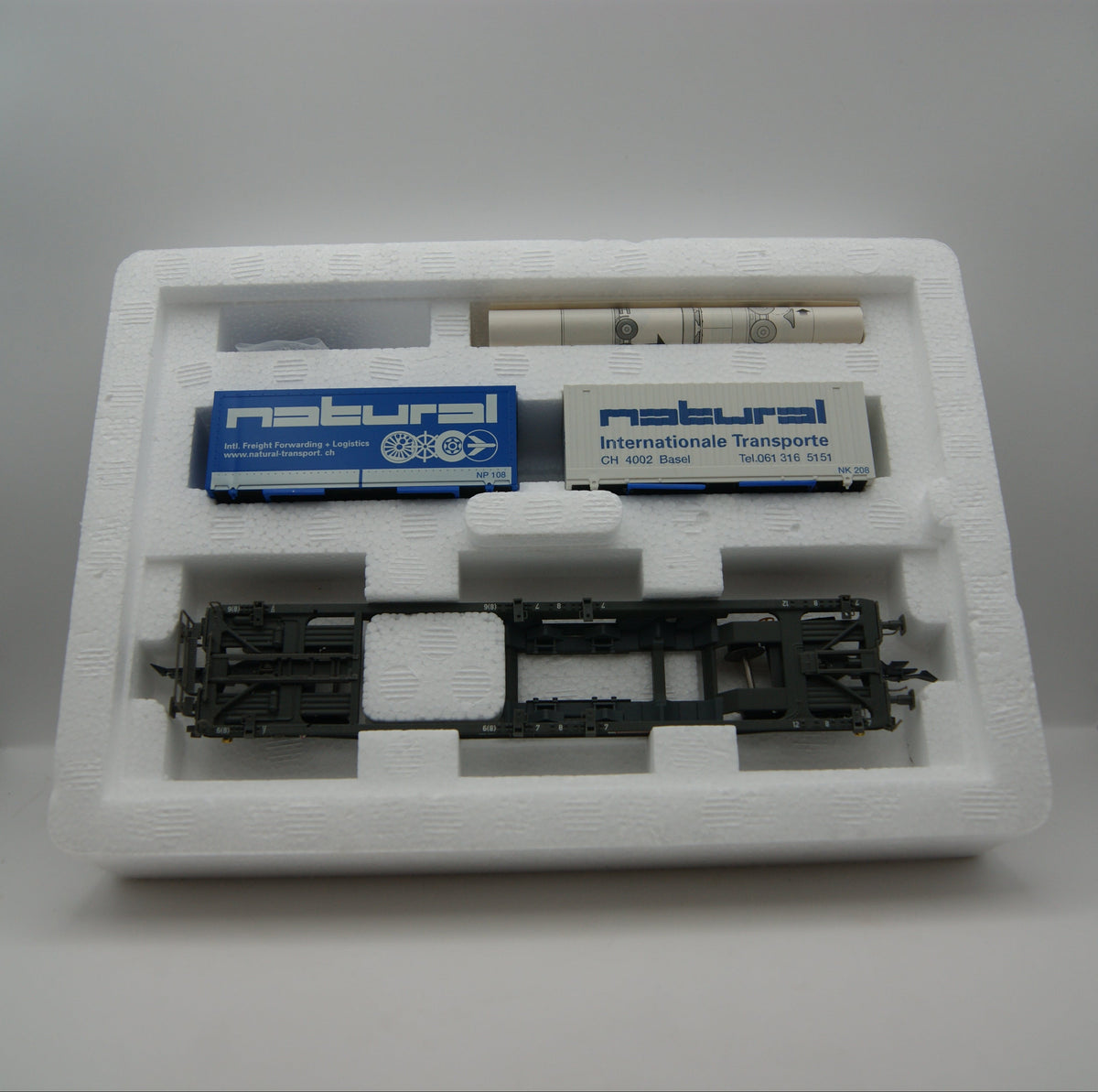 Märklin 47449 H0 Taschenwagen-Set SBB HUPAC natural CAPITAL OVP 2 Wagen