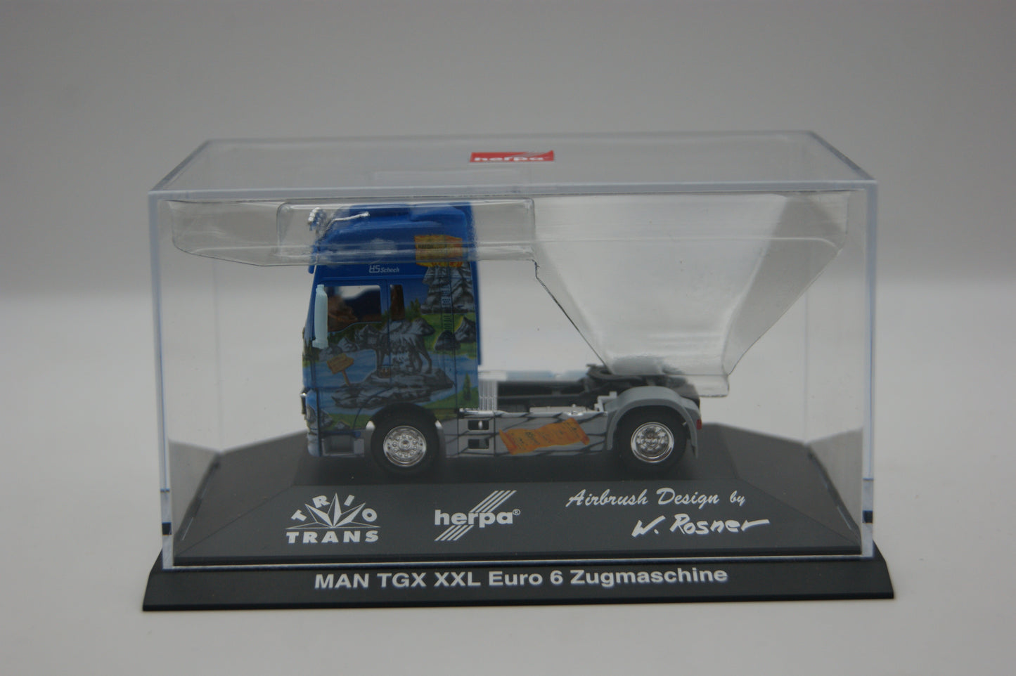 Herpa 110839 MAN TGX XXL Euro 6 Weltgeschichte Nr. 12 Römer 1:87 OVP