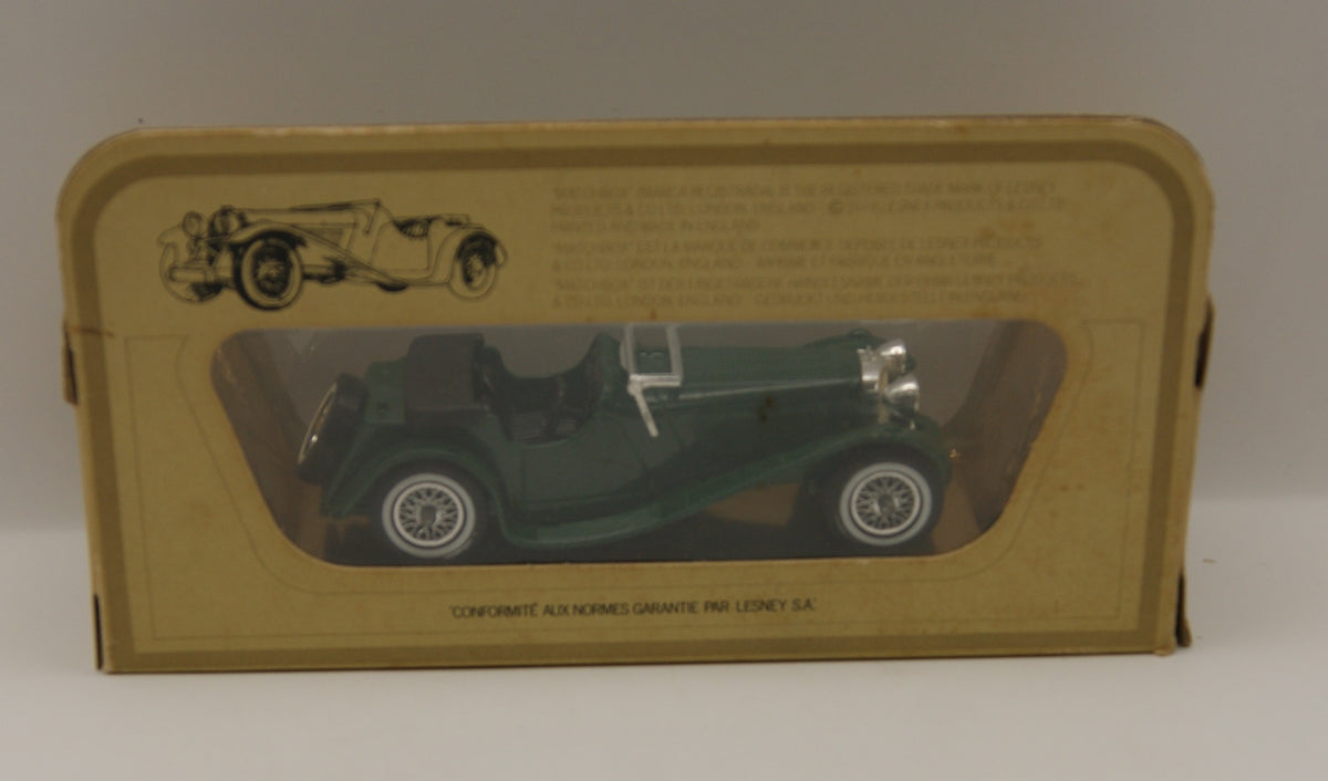 Matchbox Models of Yesteryear Y-1 1936 Jaguar SS100 Grün OVP Lesney England
