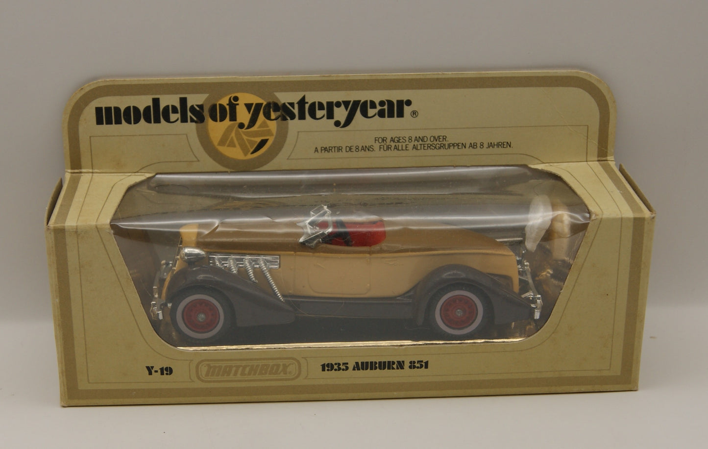 Matchbox Models of Yesteryear Y-19 1935 Auburn 851 OVP Lesney England 1:42