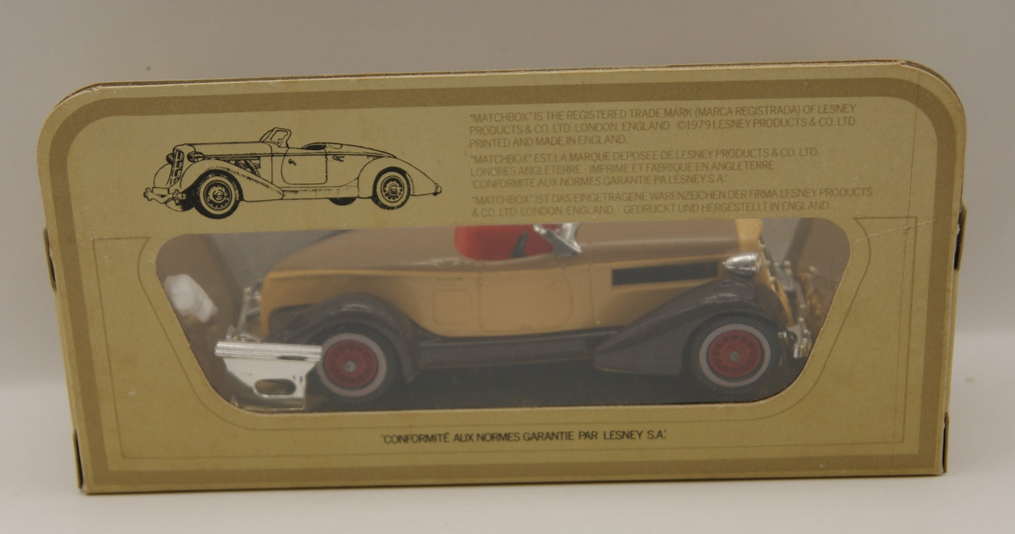 Matchbox Models of Yesteryear Y-19 1935 Auburn 851 OVP Lesney England 1:42