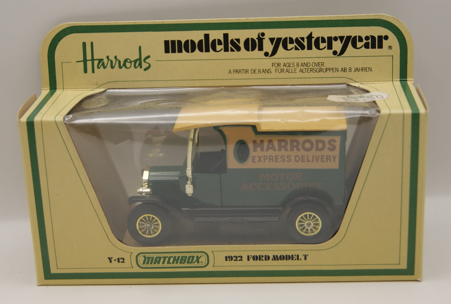 Matchbox Models of Yesteryear Y-12 1922 Ford Model T Harrods Express Delivery