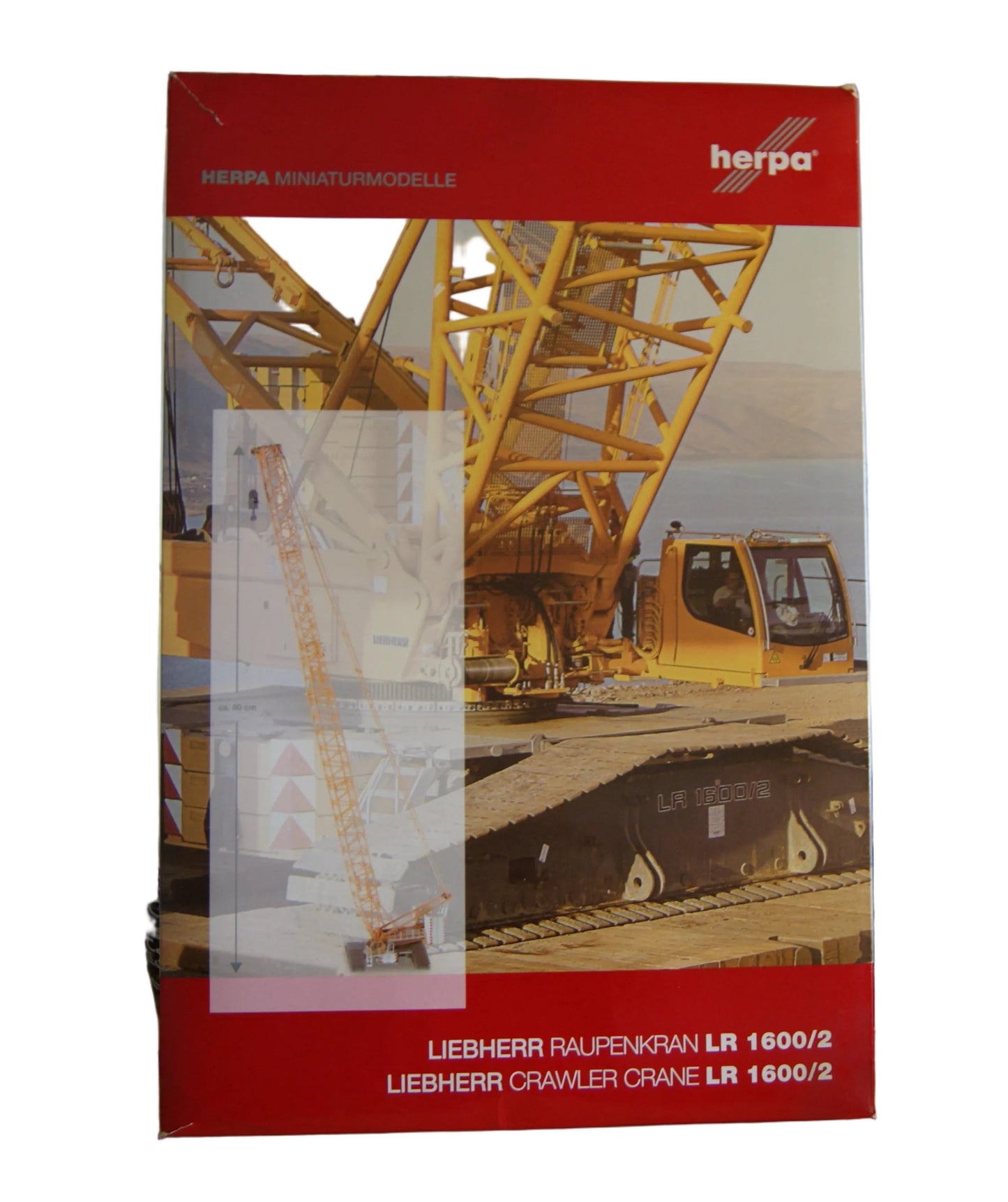 Herpa 303545 Liebherr LR 1600/2 Raupenkran – 1:87 H0 – OVP – umfangreiches Zubehör