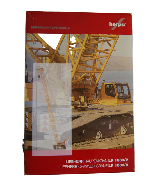 Herpa 303545 Liebherr LR 1600/2 Raupenkran – 1:87 H0 – OVP – umfangreiches Zubehör