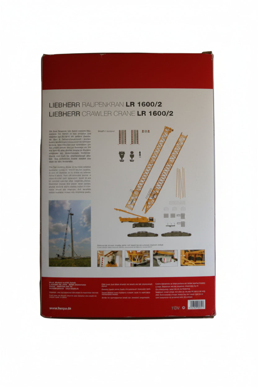 Herpa 303545 Liebherr LR 1600/2 Raupenkran – 1:87 H0 – OVP – umfangreiches Zubehör