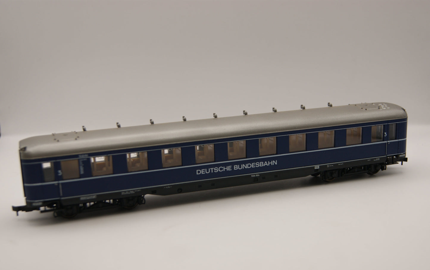 Liliput 833 08 1 H0 DB Schürzenwagen 3. Klasse blau 19 264 Köln OVP
