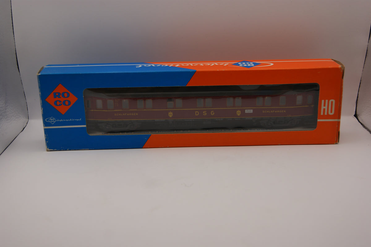 Roco 4292 H0 DSG Schlafwagen Hechtwagen Epoche III rot OVP